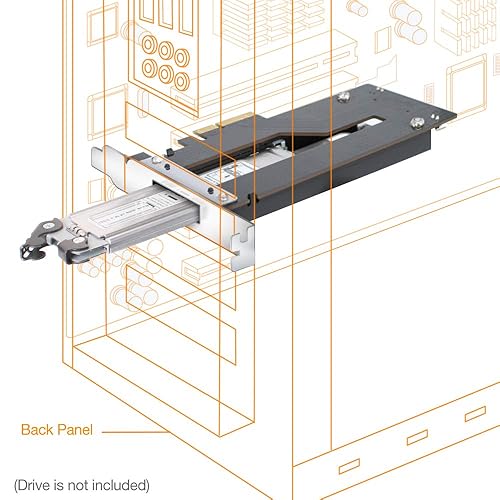 ICY Dock M.2 NVMe SSD to PCIe 3.0 x4 Removable SSD Mobile Rack for PCIe Expansion Slot | ToughArmor MB840M2P-B