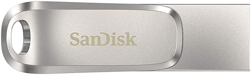 SanDisk 128GB Ultra Dual Drive Luxe USB Type-C - SDDDC4-128G-G46 128GBG Up to 150 MB/s Silver