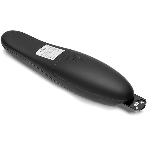 V7 WP100024G19NB Professional Wireless Presenter with Laser Pointer and microSD Card Reader, Black
