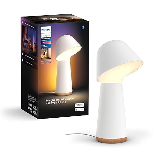 Philips Hue Twilight Smart Sleep and Wake-Up Lamp, White & Color Light, Bluetooth Compatible, Voice Control with Alexa, Apple Home & Google Assistant ?