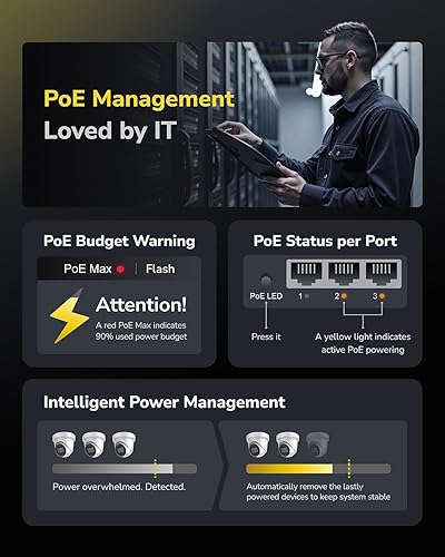 Cudy 8 Port Gigabit PoE Switch, 120 Watts PoE Budget, 8 10/100/1000Mbps PoE+ Ports, 2 Gigabit Uplink Ports , 802.3at, 802.3af, 1/2 (+), 3/6 (-), Fanless, Plug and Play, GS1010PE