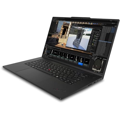 Lenovo ThinkPad P1 Gen 7 21KV0006US 16 Touchscreen Mobile Workstation - WQUXGA - Intel Core Ultra 7 155H - Intel Evo Platform - 32 GB - 1 TB SSD - English Keyboard - Black