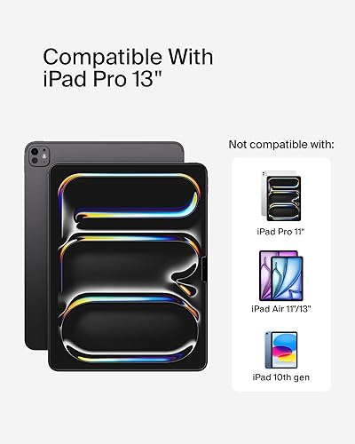 Belkin ScreenForce TemperedGlass Screen Protector for Apple iPad Pro 13 7th Generation, Thin, Extra Durable, Scratch-Resistant w/Easy Installation, Compatible w/Case & Apple Pencil