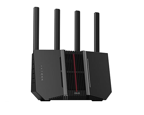 ASUS RT-BE92U BE9700 Tri-Band WiFi 7 Router, Supports New 320MHz Bandwidth & 4096-QAM, MLO, AI WAN Detection, AiMesh Support, Subscription-Free Network Security & Comprehensive VPN Features WiFi 7 | BE9700 | Tri-Band