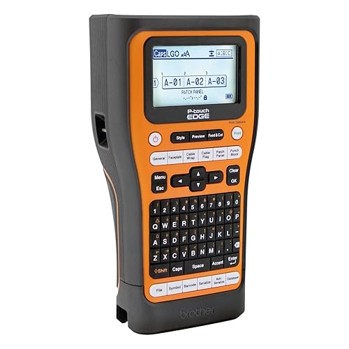 Brother PT-E510VP P-Touch Edge Handheld Industrial Label Printer with Dual auto Cutter and USB-C (up to 24mm Labels) PT-E510 Kit + 1 Tape