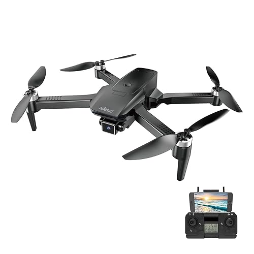 Adesso CyberDrone X3 2K FPV Camera Drone GPS WiFi 300 Meter Range Dual Control Lightweight Quadcopter with Gimbal and Remote