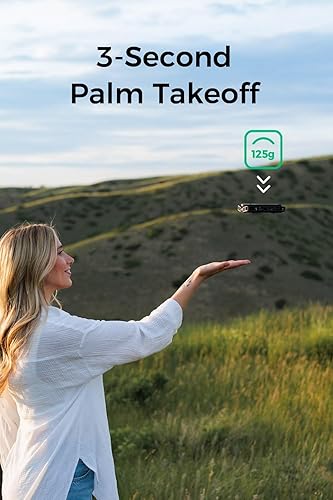 HOVERAir X1 Self-Flying Camera, Pocket-Sized Drone HDR Video Capture, Palm Takeoff, Intelligent Flight Paths, Follow-Me Mode, Foldable Action Camera with Hands-Free Control White (Combo) Combo White