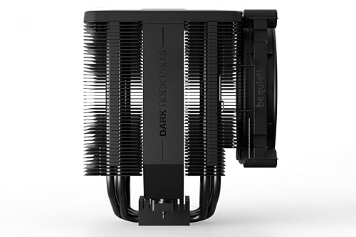 be quiet! Dark Rock Pro 5 air CPU Cooler, immensely high Airflow, 7 high-Performance Copper Heat Pipes, virtually inaudible Operation, Speed Switch, Liquid Metal Thermal Grease, BK036