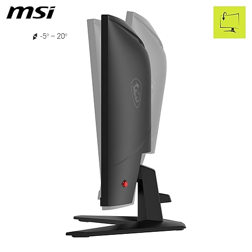 MSI MAG 275CQF E18 27-inch 2560 x 1440 (QHD) Gaming Monitor, 180Hz, Adaptive-Synch, HDR Ready, HDMI, VGA Port,VESA Mountable, Tilt, 4-Side Slim Bezel, 0.5ms, Black
