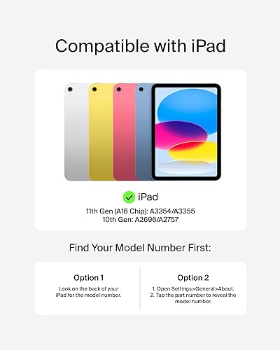 Belkin Everyday Keyboard Case with Cradle, Backlit Bluetooth Keyboard, Multi Test Controls, Magnetic Apple Pencil Storage Compatibility and Multimedia Keys for iPad 10th Generation iPad 10th GEN Case w/ Cradle