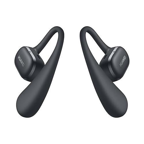 HUAWEI FreeArc Open-Ear Earbuds, Bluetooth Earphones with Sterling Sound, Secure Fit and Comfort, IP57 Water Resistance, 28 Hours Playtime, Sports Earphones, iOS & Android & Windows, Black