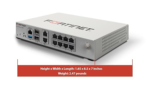 Fortinet FortiGate - 90G Next Generation Firewall (NGFW) | 8X GE RJ45, 2X 10GE RJ45/SFP+ Ports (Appliance Only, No Subscription) (FG-90G) Base HW Only