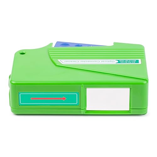 StarTech.com Fiber Optic Cleaner, Fiber Connector Cleaning Cassette, LC Fiber Cleaner, for LC/SC/ST/FC Optical Fiber Cables