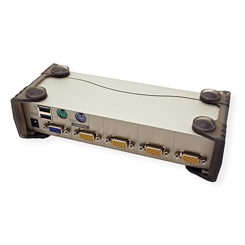 4port Usb-Ps/2 Kvm Switch W/Edid & Win7 Sup