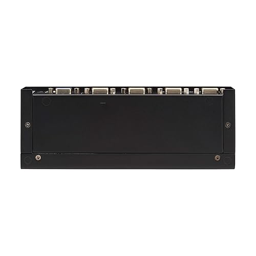 Tripp Lite 4-Port KVM Switch VGA with USB or PS/2 Port for Keyboard Mouse, Desktop PC, 4 Computers 1 Monitor, Plug and Play - Windows, macOS, Linux Compatible - 3-Year Warranty (B006-VU4-1)