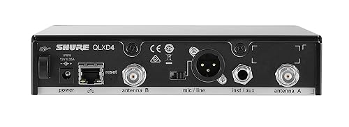 Shure QLXD2/SM58 Handheld Transmitter with SM58 Vocal Mic Capsule - for use with QLX-D Digital Wireless Microphone Systems, Receiver Sold Separately | G50 Band (QLXD2/SM58=-G50) Handheld Transmitter w/ Mic Capsule Only G50 Band (470-534 MHz)