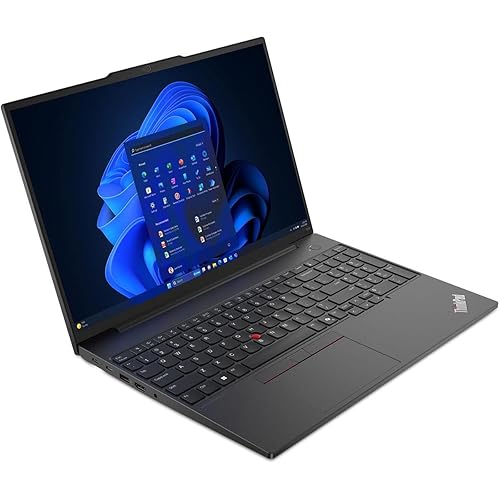 Lenovo ThinkPad E16 Gen 2 21M5000KUS 16 Touchscreen Notebook - WUXGA - AMD Ryzen 7 7735U - 16 GB - 512 GB SSD - English Keyboard - Black