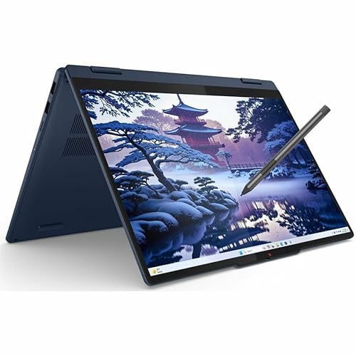Lenovo IdeaPad 5 14IAL10 83KR001HUS 14 Touchscreen Convertible 2 in 1 Notebook - WUXGA - Intel Core Ultra 5 225U - 8 GB - 256 GB SSD - English (US) Keyboard - Cosmic Blue - Intel Chip - 1920 x 1200