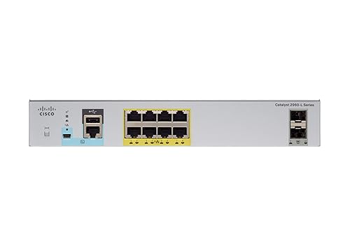 Cisco WS-C2960L-8PS-LL Catalyst Port GigE PoE 2 x 1G SFP