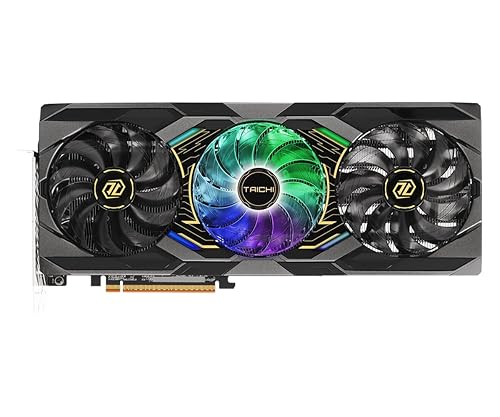 ASRock AMD Radeon RX 9070 XT Taichi 16GB OC 3100 MHz 20 Gbps GPU GDDR6 256Bit PCIe5.0 Dual BIOS 850W RT+AI Accelerators 3X Cooling System HDMI2.1b DP2.1a Graphics Card 12V-2x6-pin Power Connectors