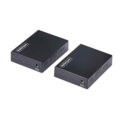 StarTech.com 10/100 Ethernet Extender Kit Up to 0.5mi (800m), Long-Range LAN Booster via Single Pair Wire/Phone Line/RJ45 UTP