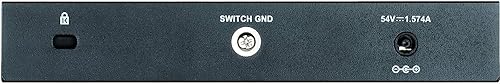 D-Link Ethernet PoE Switch, 8 Port Smart Managed w/ 64W PoE Budget Layer 2 Network Gigabit Wireless Internet (DGS-1100-08PV2) 8 Port Gigabit PoE V2