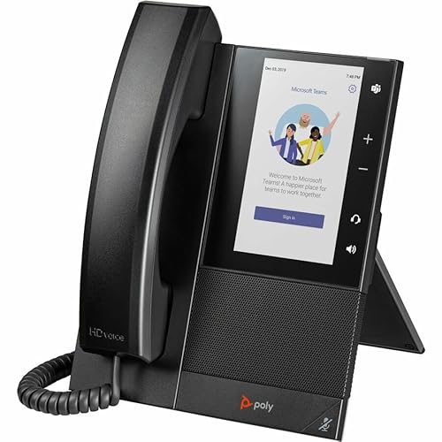 Poly CCX 505 Business Media Phone for Microsoft Teams and PoE-Enabled GSA/TAA