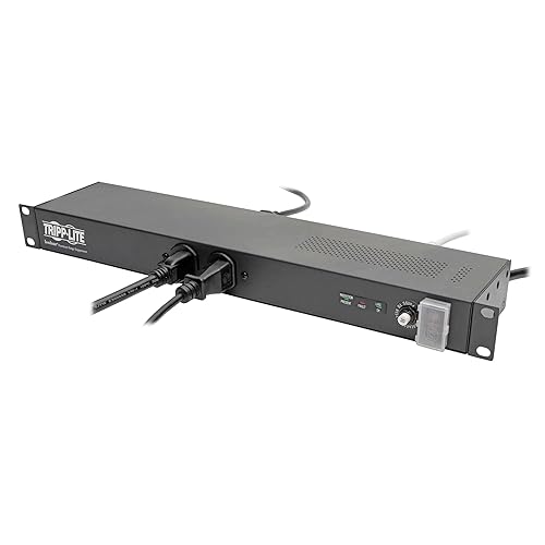 Tripp Lite IBAR12-20T Isobar Surge Protector Rackmount 20A 12 Outlet 15 Feet Cord 1URM Grey 20 Amps 20A + Isobar Surge Protection + L5-20P