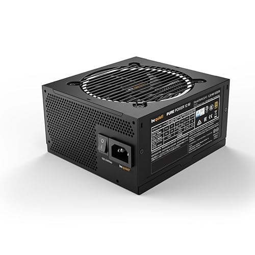 be quiet! BN513 Pure Performance Power 12 M 1200W Modular Quiet Performance Power Supply | 80 Plus Gold | ATX 3.1 | for PCIe 5.0 GPUs and GPUs with 6+2 pin connectors | Silent 120mm Fan | BN513 1200W Gold