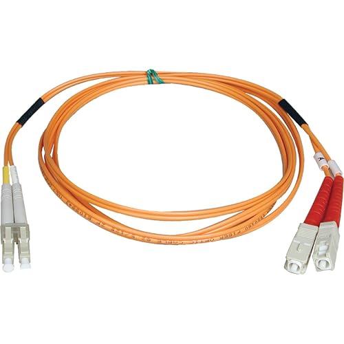Tripp Lite N516-05M 16-Feet Multimode Duplex 50/125 Fiber Optic Patch Cable LC/SC, 5M 5 meters