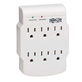 Tripp Lite SK6-0 Surge Protector Wallmount Direct Plug in 120V 6 Outlet 540 Joule White
