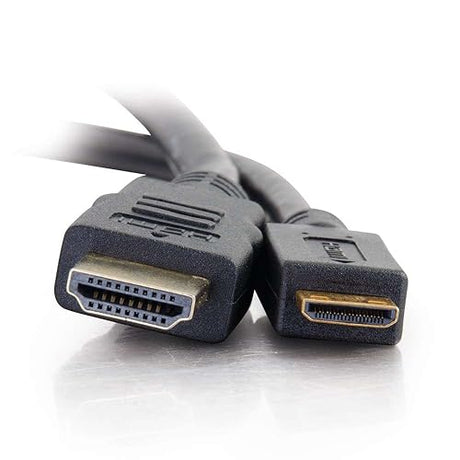 C2G 50620 4K UHD High Speed HDMI to Mini HDMI Cable (60Hz) with Ethernet for 4K Devices, Black (10 Feet, 3.04 Meters)