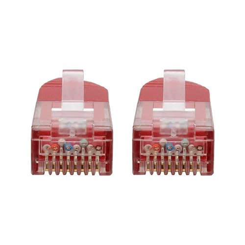 Tripp Lite N200-005-RD Cat6 Cat5e Gigabit Molded Patch Cable RJ45 M/M 550MHz Red 5' 5' 5 ft. Red