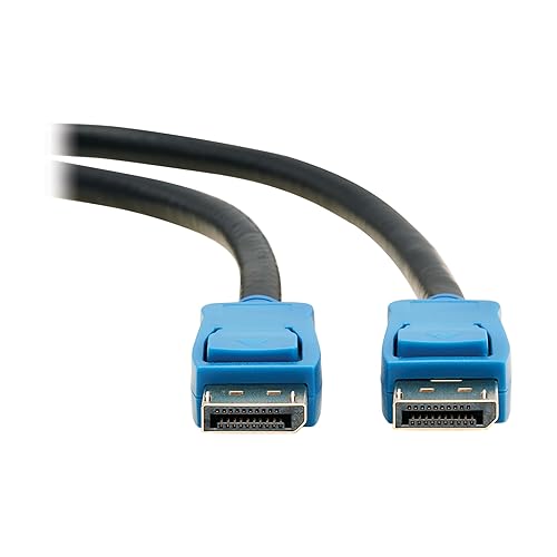 Tripp Lite Series 8K DisplayPort Cable 1.4 with Latching Connectors, 30 Feet / 9.1 Meters, Up to 8K@60Hz or 4K@120Hz, Double Shielding, HDR 4:4:4, Lifetime Manufacturer's Warranty (P580-030-8K6)