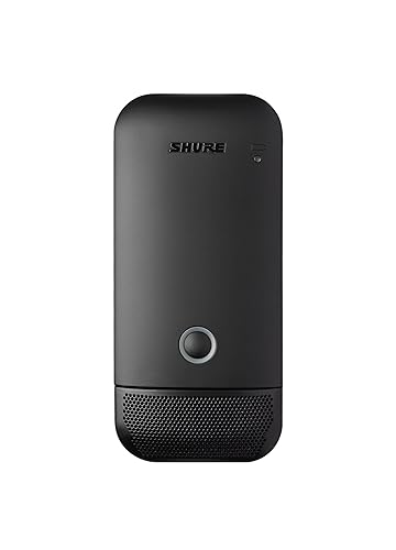 Shure ULXD6/C Wireless Boundary Microphone Transmitter, Cardioid, Black - for Tabletop use at Meetings and Events, Very Low Latency | G50 Band (ULXD6/C=-G50) Black Cardioid G50 Band (470 – 534 MHz)