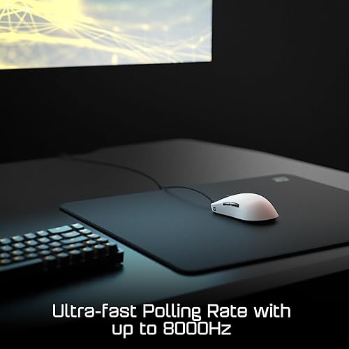 ENDGAME GEAR OP1 8k Wired Gaming Mouse - 8000Hz Polling, PixArt PAW3395 Sensor, Kailh GX Switches, White Wired OP1 8k White