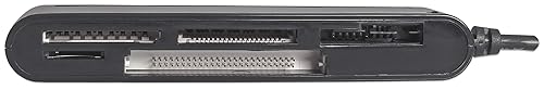 Manhattan USB 2.0 Card Reader/Writer – with 5 Flash Memory Card Slots, Supports 79 Memory Card Formats, 480 Mbps Data Transfer Speed – Compatible with Windows & Mac – 3 Yr Mfg Warranty - 101998
