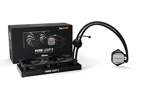 be quiet! Pure Loop 2 280mm | All in One Water Cooling System | Intel 1700 1200 1150 1151 1155 | AM5 AM4 | BW018 Pequeno