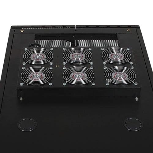 Tripp Lite Rack Enclosure Cabinet Roof Mount Fan Panel Airflow MGMT 230v