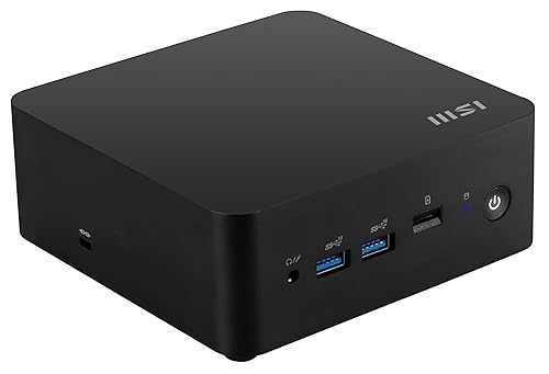 MSI Cubi NUC Desktop, Intel Core 5-1345U, 16GB Memory, 1TB SSD, WiFi 6E, Win 11 Pro, vPro Enterprise, 3 Year Advance Replacement (13MQG-227US)
