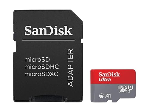 SanDisk 1TB Ultra microSDXC UHS-I Memory Card with Adapter - Up to 150MB/s, C10, U1, Full HD, A1, MicroSD Card - SDSQUAC-1T00-GN6MA