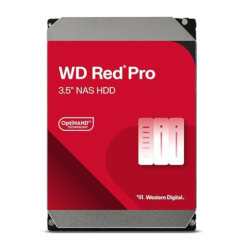 Western Digital 26TB WD Red Pro NAS Internal Hard Drive HDD - 7200 RPM, SATA 6 Gb/s, CMR, 512 MB Cache, 3.5 - WD260KFGX