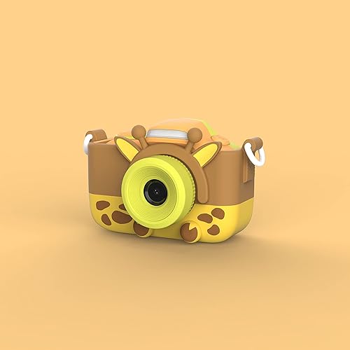 Kids Digital Camera 16MP Photo 1080p Video myFirst Camera 3 with Selfie & Macro Lens Memory Card Storage up to 32GB, Includes Shockproof Case for Kids Age 4-15 (Yellow)