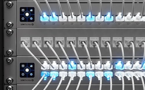 Ubiquiti UACC-Cable-Patch-EL-3M-W Networking Cable Translucent,White Cat6