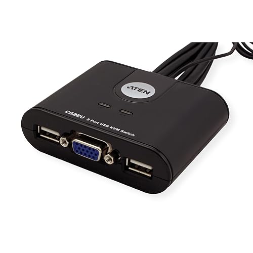 The Cs22u, 2-Port Usb Kvm Switch, Is a Tool to Manage Two Usb Computers in Home
