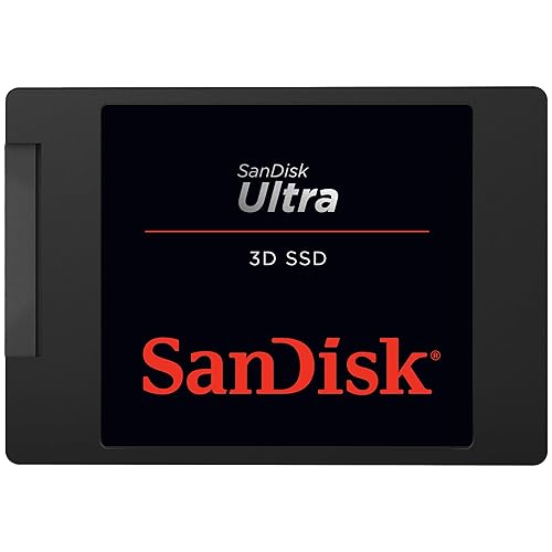 SanDisk Ultra 3D NAND 1TB Internal SSD - SATA III 6 Gb/s, 2.5 Inch /7 mm, Up to 560 MB/s - ?SDSSDH3-1T00-G26 Newest Generation 1TB