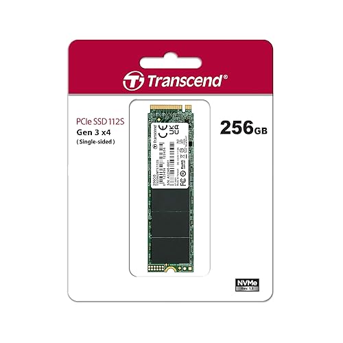 Transcend 256GB NVMe PCIe Gen3 x4 MTE112S M.2 SSD Solid State Drive TS256GMTE112S