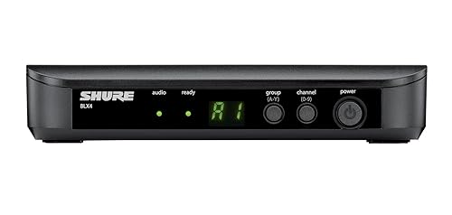 Shure BLX14/CVL UHF Wireless Microphone System - Perfect for Interviews, Presentations, Theater - 14-Hour Battery Life, 100m Range | Includes CVL Lavalier Mic, Single Channel Receiver | H11 Band H11 Band (572-596 MHz)