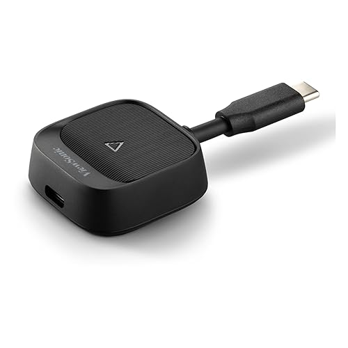 ViewSonic WPD-900 Wireless Screen Casting Kit with 1080p Full HD, Miracast, and AirPlay Support, USB-C, HDMI, and USB Ports for Plug-and-Play Functionality