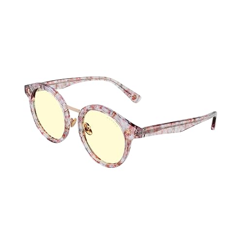 GUNNAR tokidoki Blue Light Blocking Glasses, Gaming And Computer Glasses Flower Power Pretty in Pink